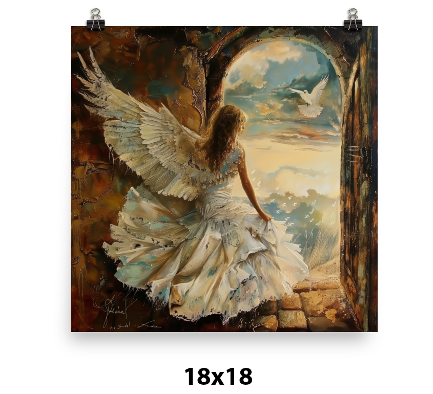 Angel Poster 18x18