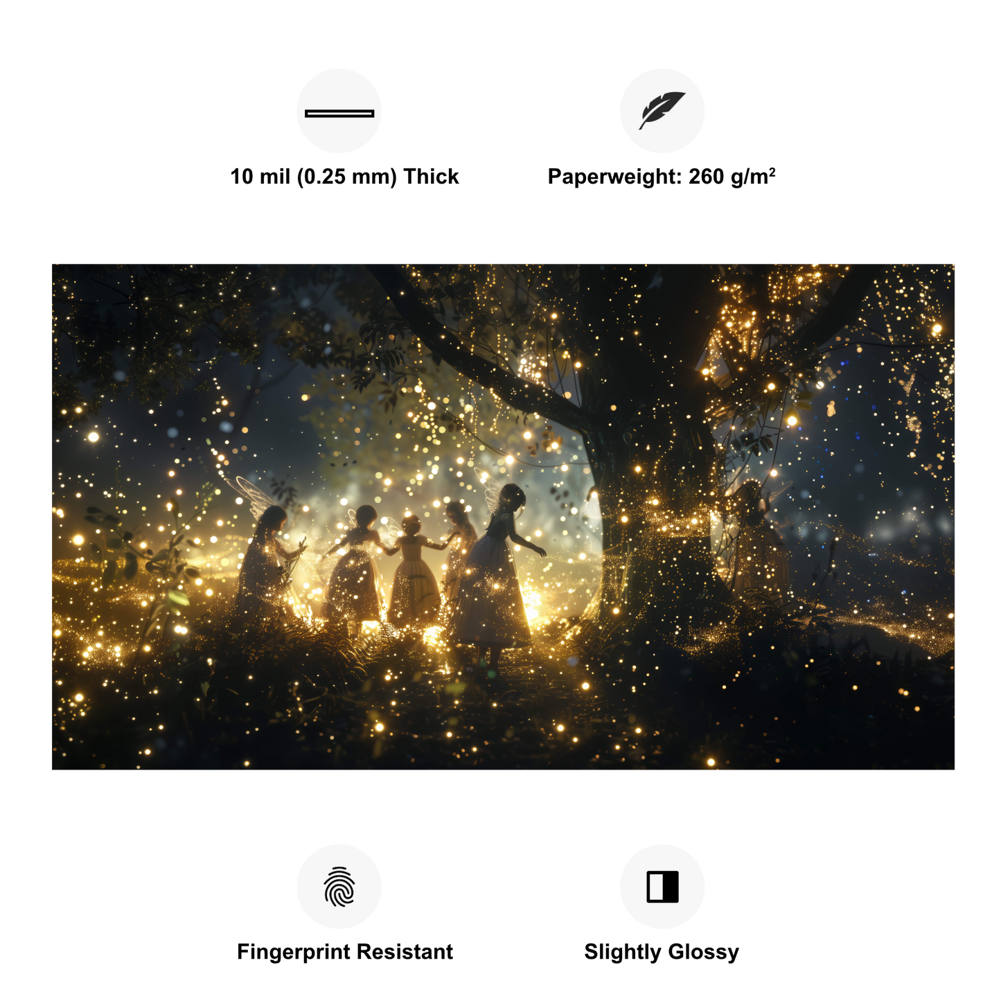 Nighttime Fairy Dust Poster