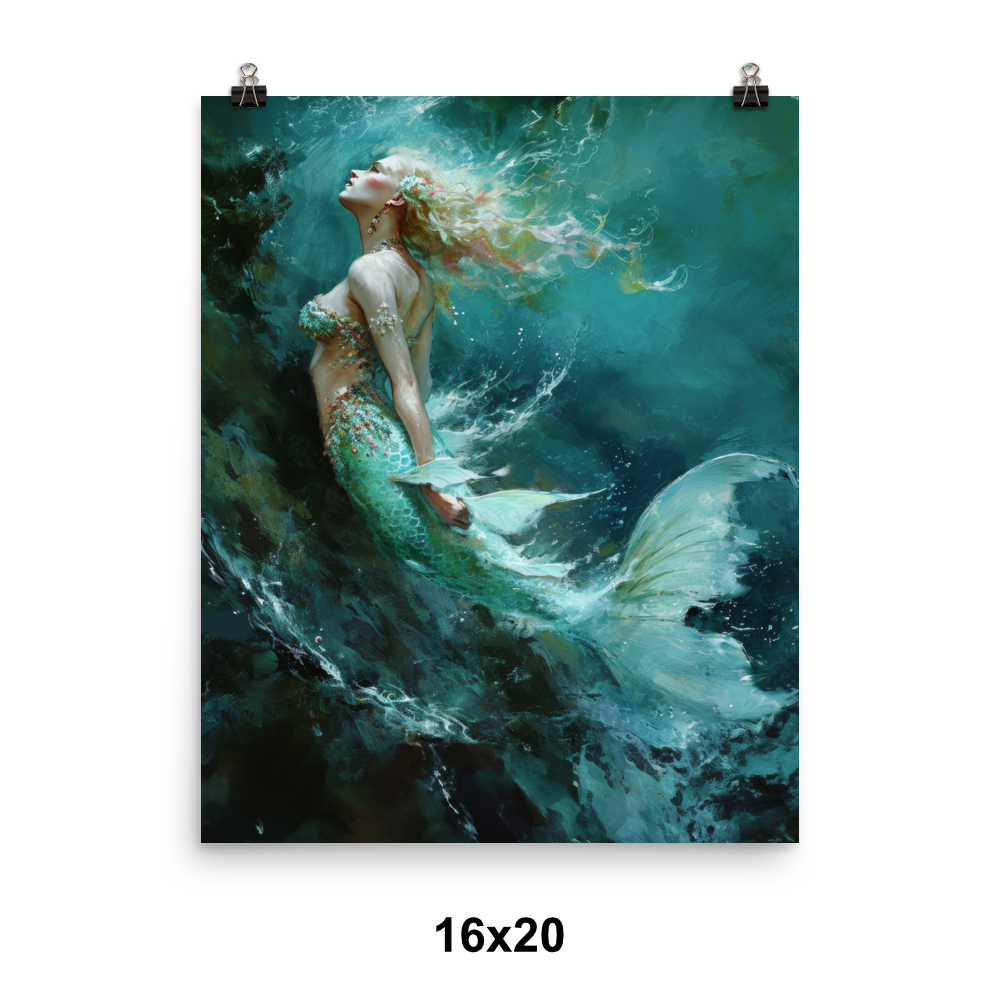 Mermaid Rising Poster