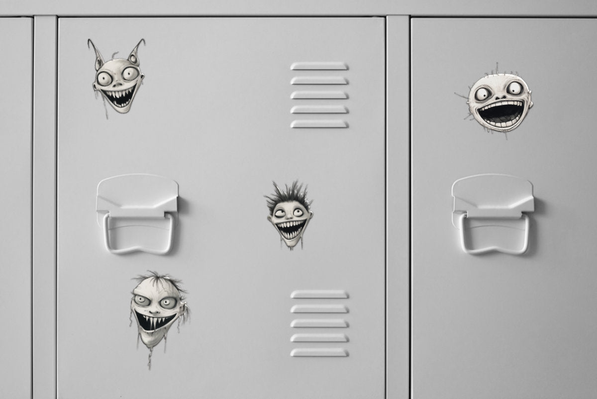 Monster Head Sticker Sheets