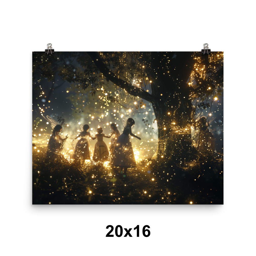 Nighttime Fairy Dust Poster