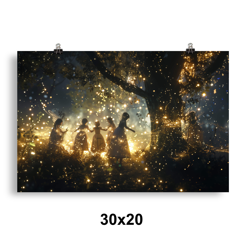 Nighttime Fairy Dust Poster