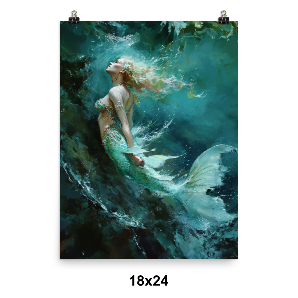 Mermaid Rising Poster