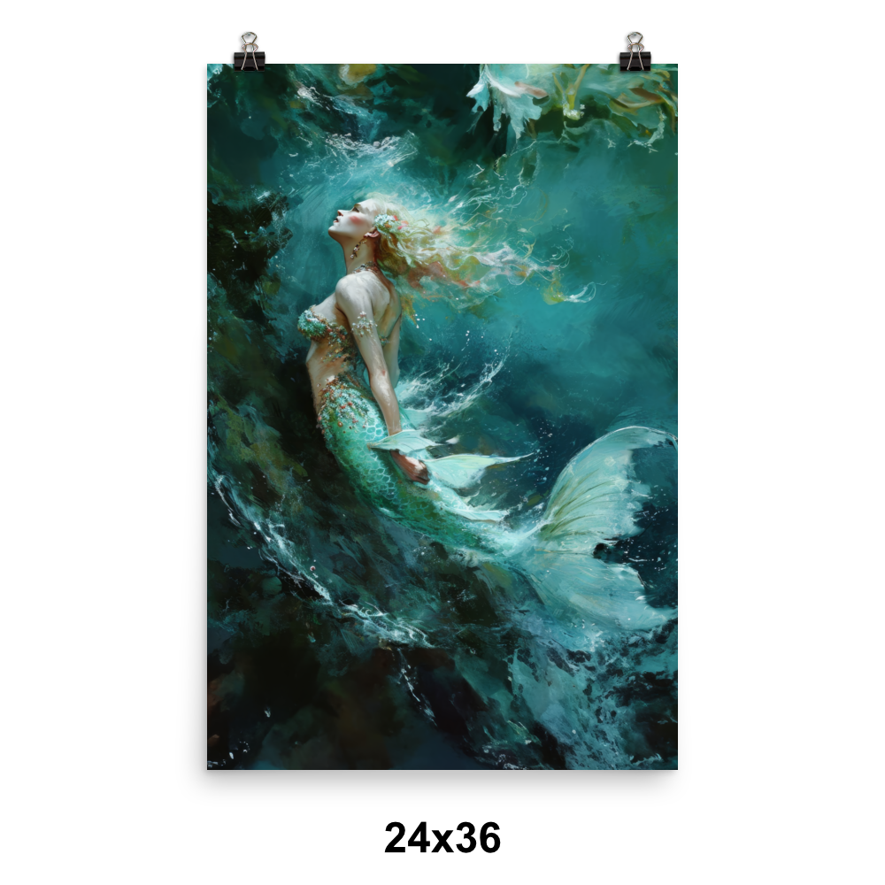 Mermaid Rising Poster